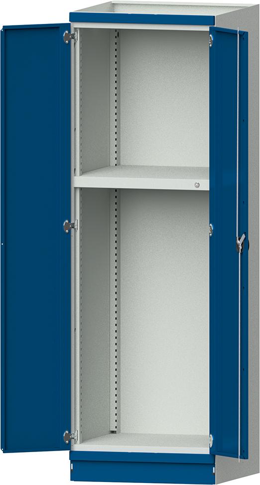 Leergehäuse Modell 103 B715xT720xH2200mm RAL 7035/5012 mit Türen Schubladenblock NH 1200mm Produktbild img1 L