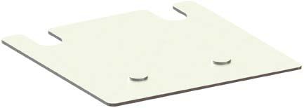 Unterlegblech 2x140x140 verz. m.Stapelnocken META Produktbild img1 L