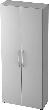 Schrank 5 OH B 800 mm lichtgrau Produktbild img1 S