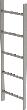 Schachtleiter 5 Sprossen L 1,40 m B440 mm LW 300 mm Edelstahl V4A Produktbild img1 S