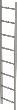 Schachtleiter 8 Sprossen L 2,24 m B440 mm LW 300 mm Edelstahl V4A Produktbild img1 S