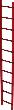 Schachtleiter 10 Sprossen L 2,80 m B450 mm LW 300 mm GFK Produktbild img1 S