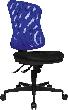 Drehstuhl Head Point SY schwarz/blau,Netzr. Produktbild img1 S