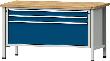 Kastenwerkbank Serie VX, Modell 16 VX, lichtgrau/enzianblau Produktbild img1 S
