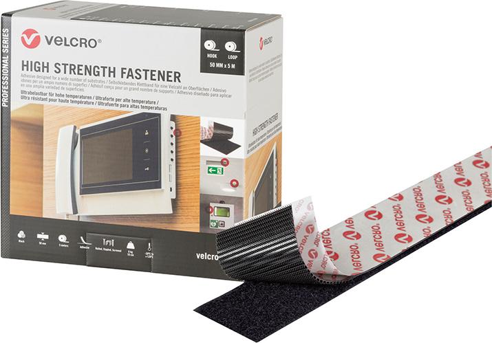 VELCRO Klettband High Strength Fastener 50mm x 5m, schwarz Produktbild img1 L