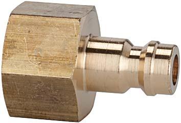 Stecknippel für Kupplung NW 5, Messing, IG G1/8" RIEGLER Produktbild img1 L