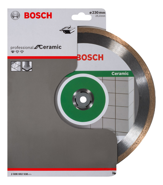 Diamanttrennscheibe Standard for Ceramic, 230 x 25,40 x 1,6 x 7 mm Produktbild img2 L