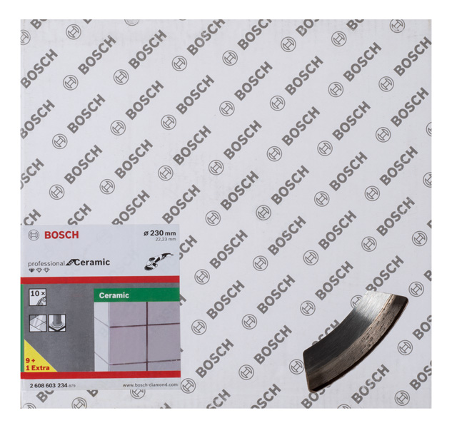 Diamanttrennscheibe Standard for Ceramic, 230 x 22,23 x 1,6 x 7 mm, 10er-Pack Produktbild img1 L