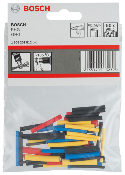 Schrumpfschlauch für Bosch-Heißluftgebläse, 1,6 - 4,8 mm Produktbild img2 L