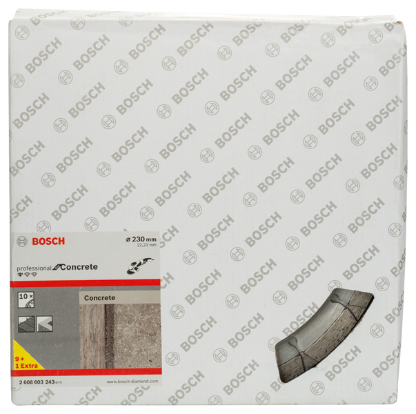 Diamanttrennscheibe Standard for Concrete, 230 x 22,23 x 2,3 x 10 mm, 10er-Pack Produktbild img1 L