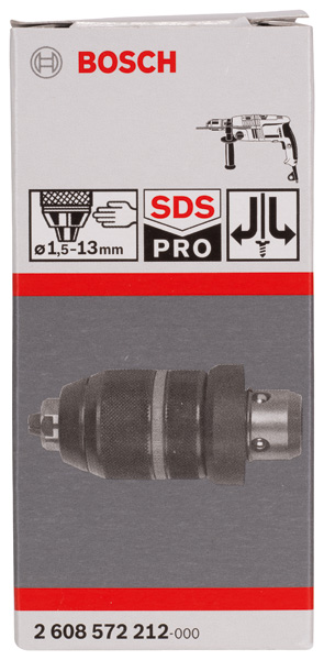 Schnellspannbohrfutter mit Adapter, 1,5 bis 13 mm, SDS plus, für GBH 2-26 DFR Produktbild img2 L