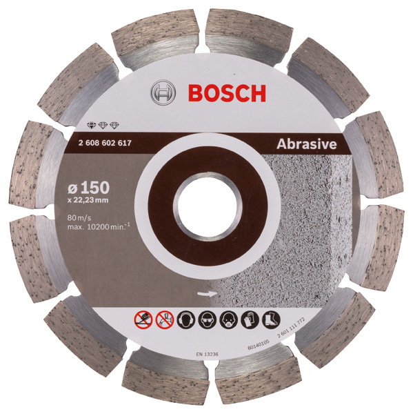 Diamanttrennscheibe Standard for Abrasive, 150 x 22,23 x 2 x 10 mm Produktbild img1 L