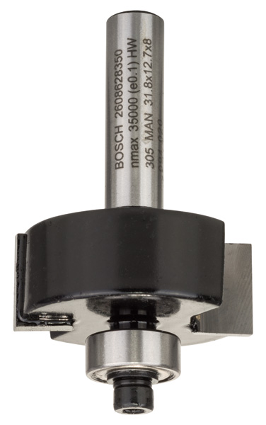 Falzfräser, 8 mm, B 9,5 mm, D 31,8 mm, L 12,5 mm, G 54 mm Produktbild img1 L