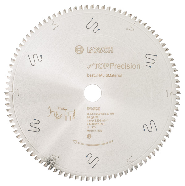 Kreissägeblatt Top Precision Best for Multi Material, 305 x 30 x 2,3 mm, 96 Produktbild img1 L