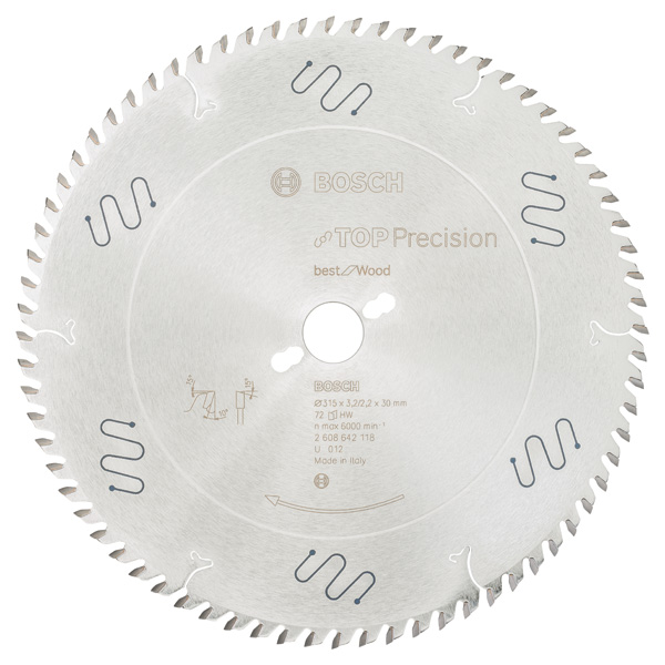 Kreissägeblatt Top Precision Best for Wood, 315 x 30 x 3,2 mm, 72 Produktbild img1 L
