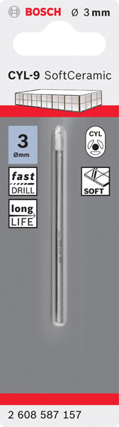 Fliesenbohrer CYL-9 Ceramic, 3 x 70 mm Produktbild img2 L