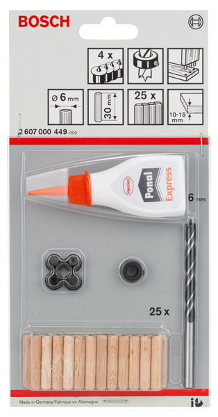 32-tlg. Holzdübel-Set, 6&nbsp;mm Produktbild img2 L