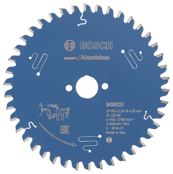 Kreissägeblatt Expert for Aluminium, 150 x 20 x 2,6 mm, 42 Produktbild img1 L