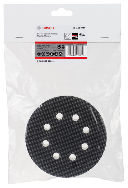 Adapter, gelocht, Durchmesser 125, für Schwingschleifer Produktbild img2 L