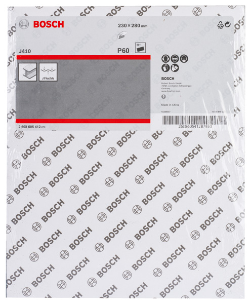 Schleifblatt J410, Standard for Metal, 230 x 280 mm, 60, ungelocht Produktbild img2 L