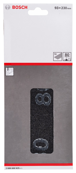 Schleifgitter, 93 x 230 mm, K80, 5er-Pack Produktbild img2 L