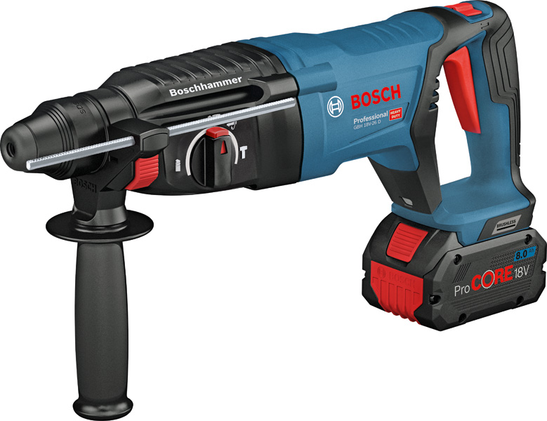 Akku-Bohrhammer mit SDS plus GBH 18V-26 D, Handwerkerkoffer Produktbild img2 L