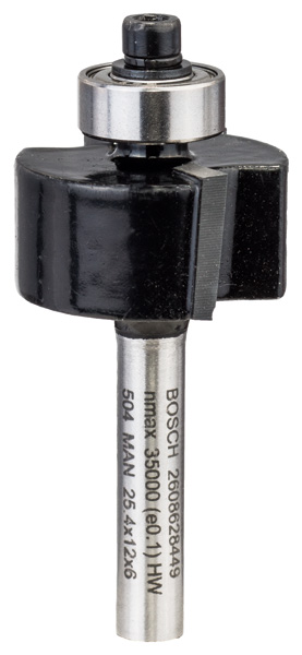 Falzfräser, 6 mm, D1 25,4 mm, L 12,4 mm, G 54 mm Produktbild img1 L