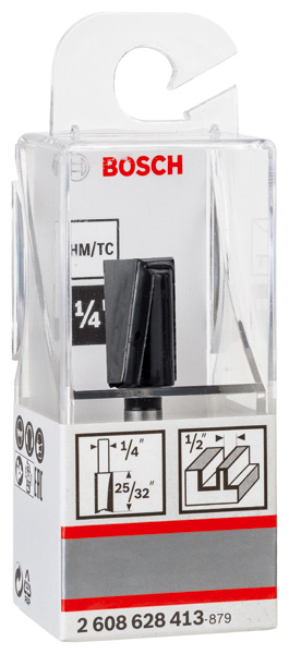 Nutfräser, 1/4-Zoll, D1 12,7&nbsp;mm, L 19,6&nbsp;mm, G 51&nbsp;mm Produktbild img2 L