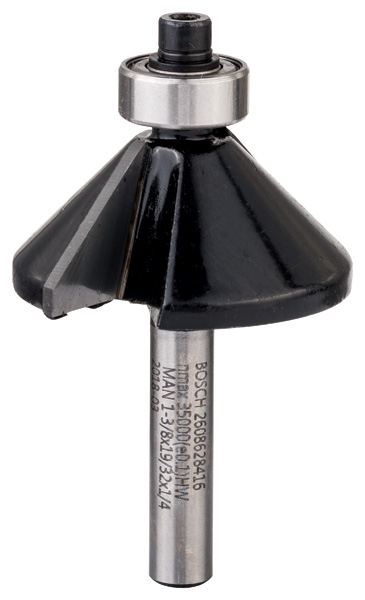 Fasefräser, 1/4-Zoll, D1 34,9&nbsp;mm, B 13&nbsp;mm, L 14,7&nbsp;mm, G 56&nbsp;mm, 45° Produktbild img1 L