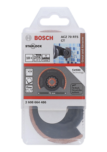 Carbide-RIFF Schmalschnitt-Segmentsägeblatt ACZ 70 RT5, 70 mm, 10er-Pack Produktbild img3 L