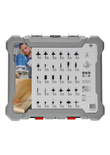 30-teiliges Fräser-Set, 8-mm-Schaft Produktbild img3 L