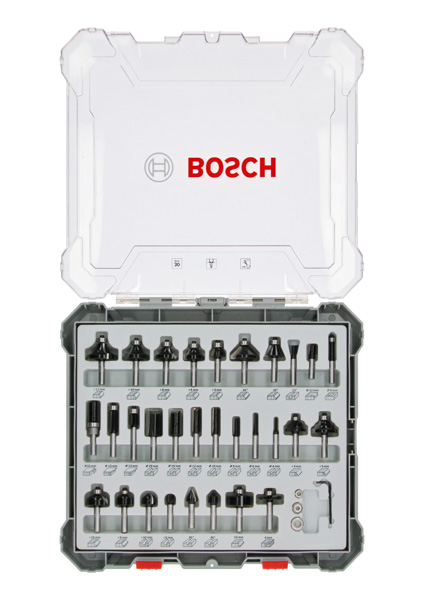 30-teiliges Fräser-Set, 8-mm-Schaft Produktbild img1 L