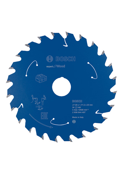 Akku-Kreissägeblatt Expert for Wood, 120&nbsp;x&nbsp;1,7/1,2&nbsp;x&nbsp;20, 24&nbsp;Zähne Produktbild img1 L