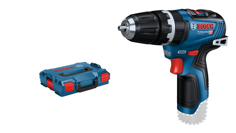 Akku-Schlagbohrschrauber GSB 12V-35 mit L-BOXX 102, 1x Gürtelclip, 1x Bithalter Produktbild img1 L