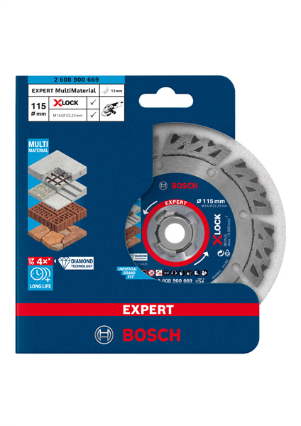 EXPERT MultiMaterial X-LOCK Diamanttrennscheiben, 115 x 22,23 x 2,4 x 12&nbsp;mm Produktbild img3 L
