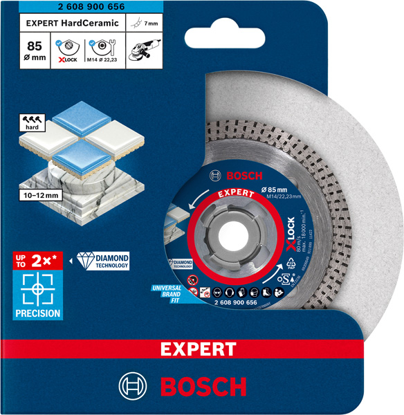 EXPERT HardCeramic X-LOCK Diamanttrennscheiben, 85 x 22,23 x 1,6 x 7 mm Produktbild img3 L