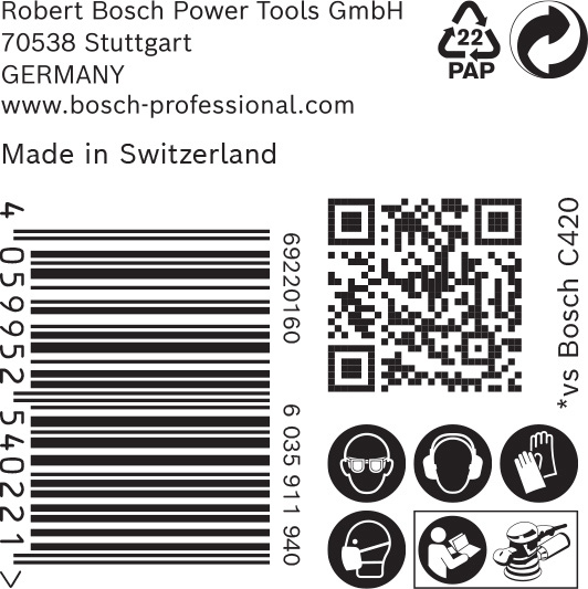 EXPERT M480 Schleifnetz für Exzenterschleifer, 125&nbsp;mm, K 180, 50&nbsp;Stück Produktbild img5 L