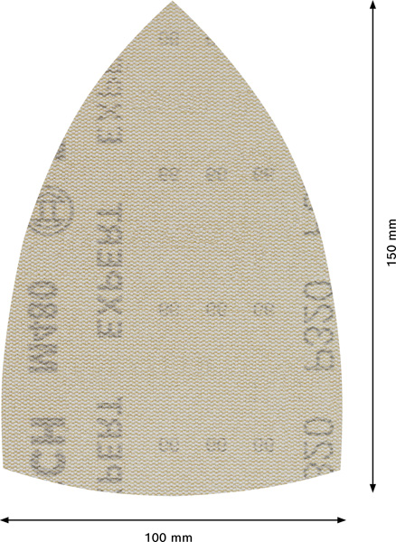 EXPERT M480 Schleifnetz für Multischleifer 100 x 150&nbsp;mm, K 320, 10er-Pack Produktbild img3 L