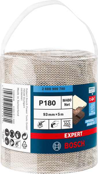 EXPERT M480 Schleifnetzrolle, 93 mm, 5 m, K 180 Produktbild img2 L