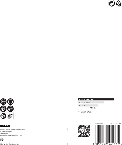 EXPERT C470 Schleifpapier mit 6&nbsp;Löchern für Exzenterschl., 150&nbsp;mm, K 80, 5-tlg. Produktbild img5 L