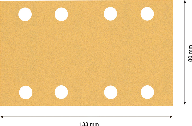 EXPERT C470 Schleifpapier-Set, 80 x 133 mm, K 60/120/180, 10 Stück Produktbild img3 L