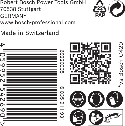 EXPERT C470 Schleifpapier für Deltaschleifer, 93&nbsp;mm, K 180, 50&nbsp;Stück Produktbild img5 L