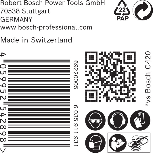 EXPERT C470 Schleifpap. o. Löcher f. Winkelschl. u. Bohr., 125&nbsp;mm, G 40, 50-tlg. Produktbild img5 L