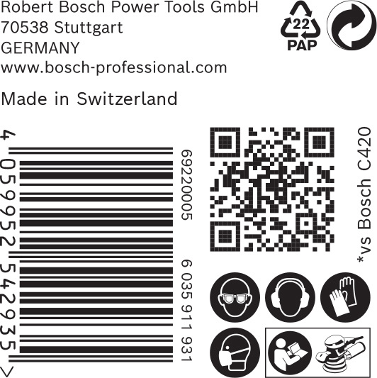 EXPERT C470 Schleifpap. o. Löch. f. Winkelschl. u. Bohr., 125&nbsp;mm, G 180, 50-tlg. Produktbild img5 L