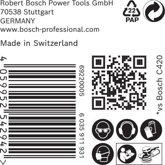 EXPERT C470 Schleifpap. o. Löch. f. Winkelschl. u. Bohr., 125&nbsp;mm, G 240, 50-tlg. Produktbild img5 L