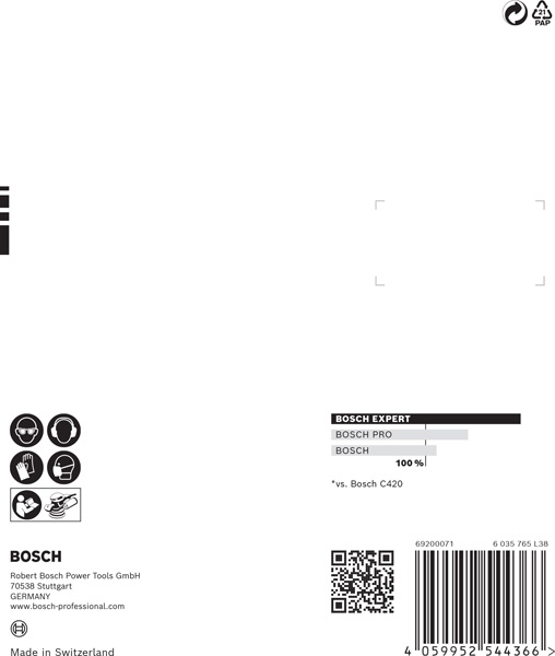 EXPERT C470 Schleifpapier Mehrloch für Exzenterschleifer, 125&nbsp;mm, K 240, 5-tlg. Produktbild img5 L