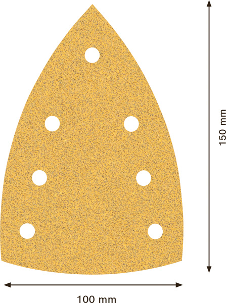 EXPERT C470 Schleifpapier-Set, 100 x 150 mm, K 60/120/180, 10 Stück Produktbild img3 L