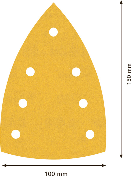 EXPERT C470 Schleifpapier, 100 x 150 mm, K 240, 50 Stück Produktbild img3 L