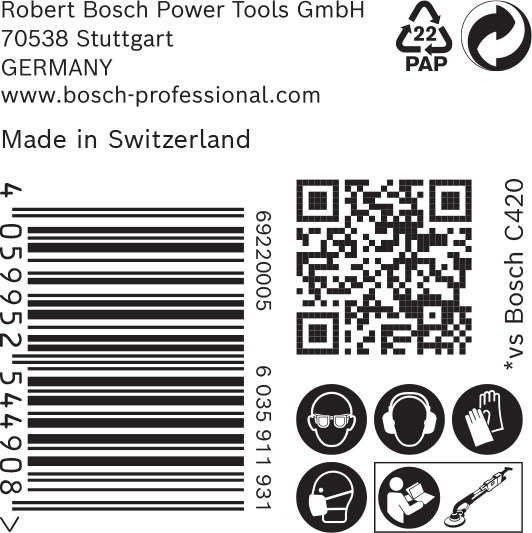 EXPERT C470 Schleifp. mit 19&nbsp;Löchern für Trockenbauschl., 225&nbsp;mm, K 180, 25 Stk. Produktbild img5 L