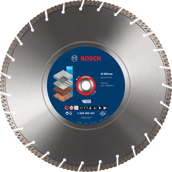 EXPERT MultiMaterial Trennscheiben, 400 x 20/25,40 x 3,3 x 12&nbsp;mm Produktbild img1 L